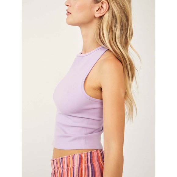🎉LAST CHANCE🎉 NWT Free People Hayley Racerback Brami / Violet Mist - Picture 3 of 7